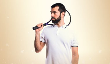 Adam izole arka plan