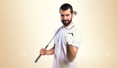 Adam izole arka plan