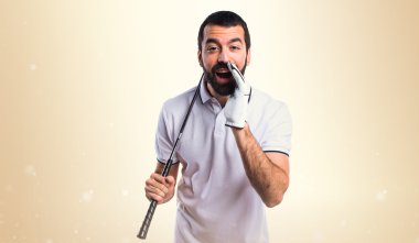 Adam izole arka plan