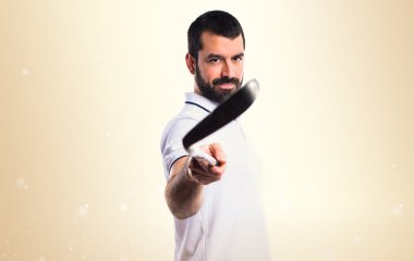 Adam izole arka plan