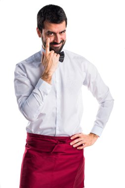 Adam izole arka plan