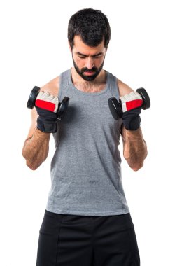 Adam izole arka plan