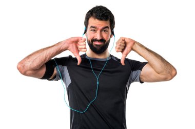 Adam izole arka plan