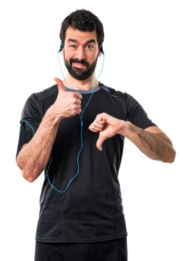 Adam izole arka plan