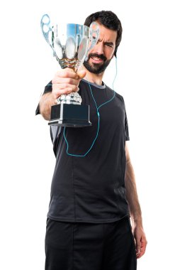 Adam izole arka plan