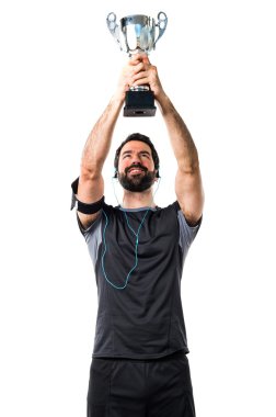 Adam izole arka plan