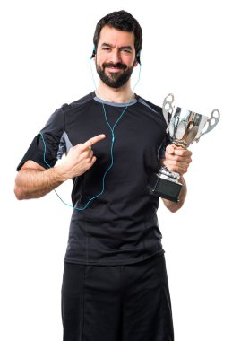 Adam izole arka plan