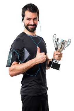 Adam izole arka plan