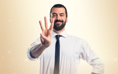 Adam izole arka plan