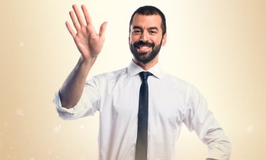 Adam izole arka plan