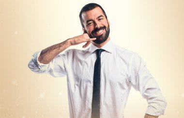 Adam izole arka plan