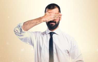 Adam izole arka plan