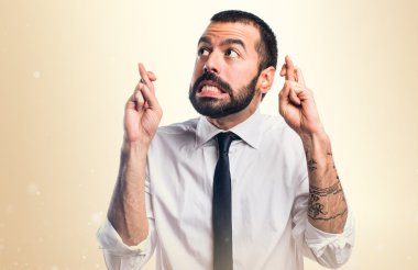 Adam izole arka plan