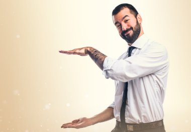 Adam izole arka plan