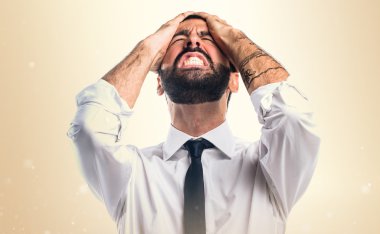 Adam izole arka plan