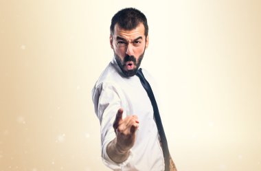 Adam izole arka plan