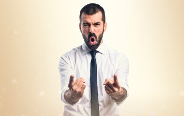 Adam izole arka plan