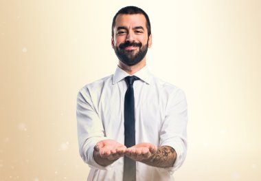 Adam izole arka plan