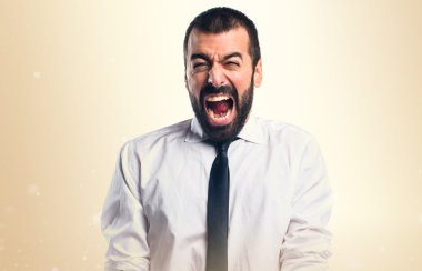 Adam izole arka plan