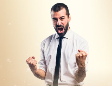 Adam izole arka plan