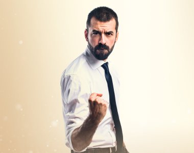 Adam izole arka plan