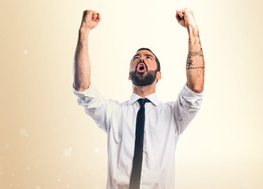 Adam izole arka plan