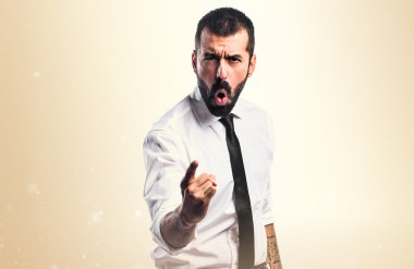 Adam izole arka plan