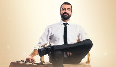 Adam izole arka plan