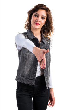 Güzel kız bir anlaşma yapma