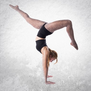 Kadın yüzünden izole arka plan