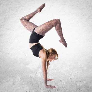 Kadın yüzünden izole arka plan