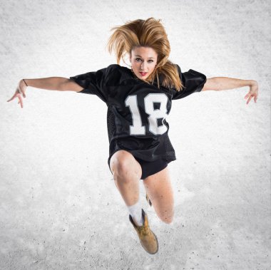 Kadın yüzünden izole arka plan