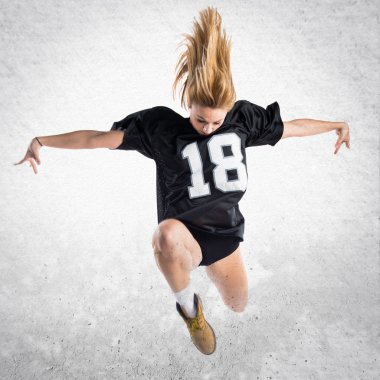 Kadın yüzünden izole arka plan