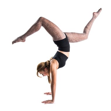 Kadın yüzünden izole arka plan