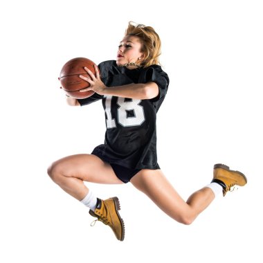 Kadın yüzünden izole arka plan