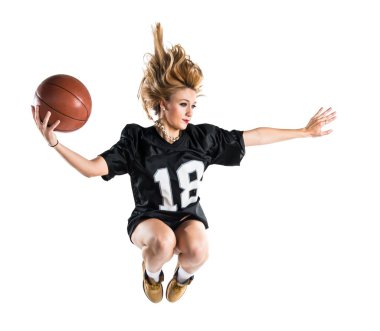 Kadın yüzünden izole arka plan