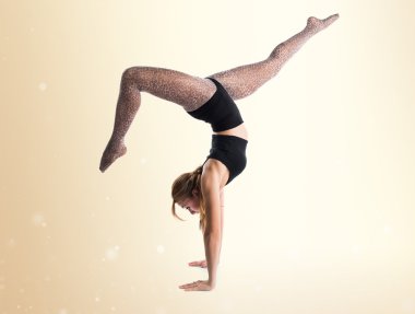 Kadın yüzünden izole arka plan