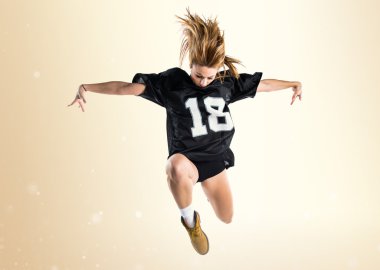 Sokak dansı dans ve atlama kadın