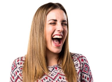 Güzel brumette yetişkin kadın