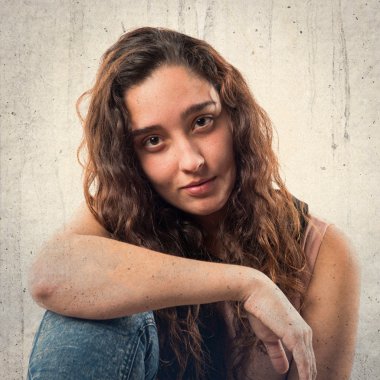 Genç model Studio poz