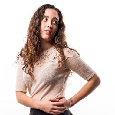 Genç model Studio poz