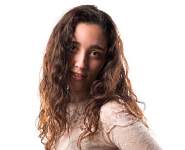 Genç model Studio poz