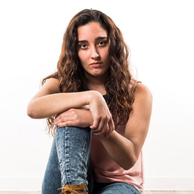 Genç model Studio poz