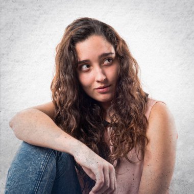 Genç model Studio poz