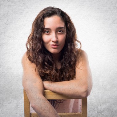 Genç model Studio poz