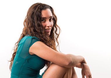 Genç model Studio poz