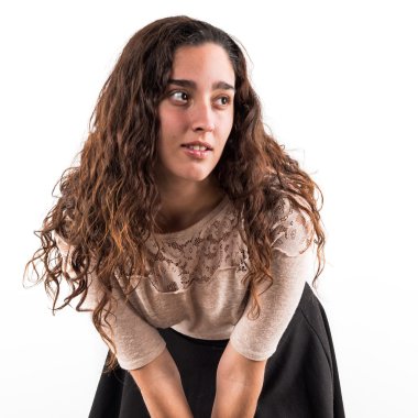 Genç model Studio poz