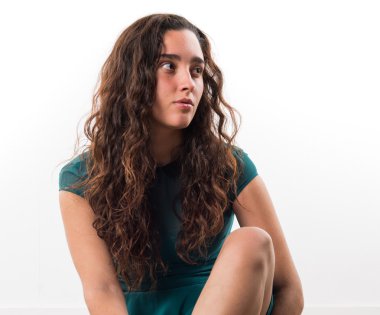 Genç model Studio poz