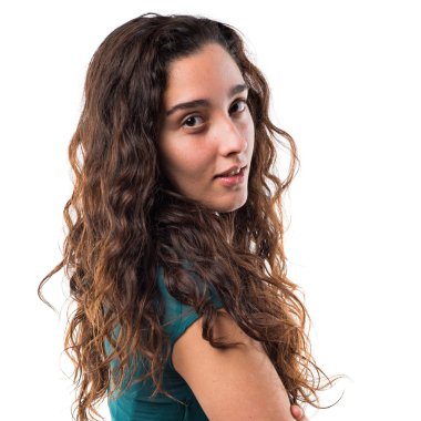 Genç model Studio poz