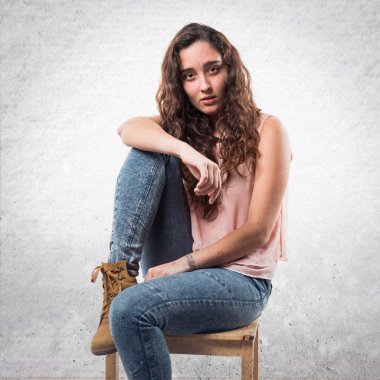 Genç model Studio poz